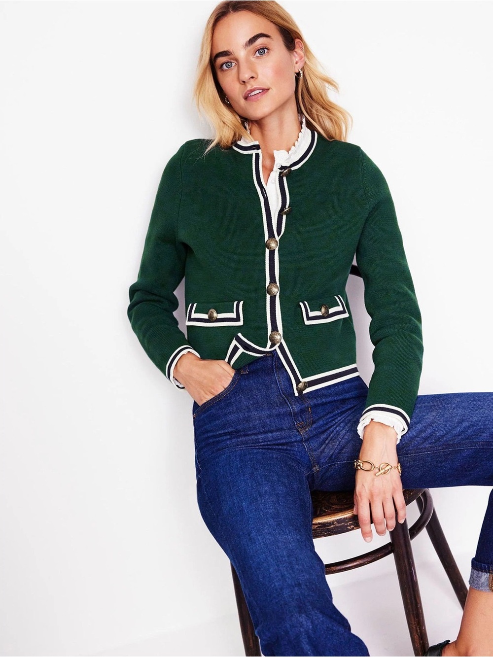 Boden Holly Knitted Cardigan Jacket